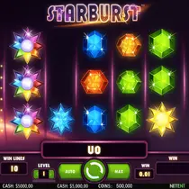 NetBet Casino - Starburst Slot Game