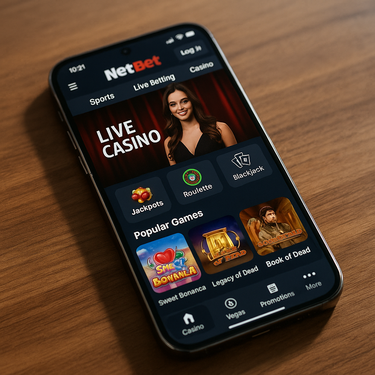 NetBet Casino Mobile Platform - Responsive Design Latvia